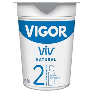 Iogurte Vigor Viv Natural Copo 150g