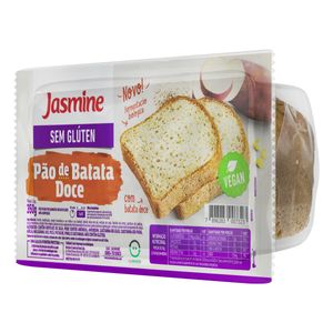 Pão De Sanduíche Batata Doce Sem Glúten Vegano Jasmine 350g