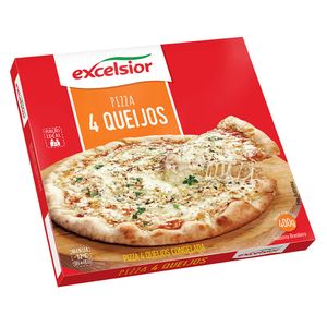 Pizza Excelsior 4 Queijos Congelada 400g