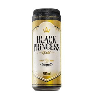 Cerveja Black Princess Gold Puro Malte Lata 350ml