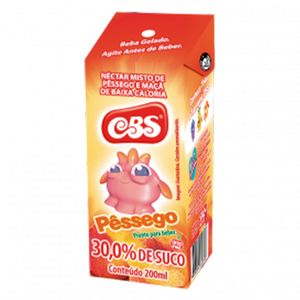 Néctar Misto Cbs De Pêssego 200ml