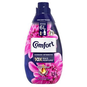 Amaciante De Roupa Comfort Concentrado Fiber Protect Embalagem Econômica 1,5l