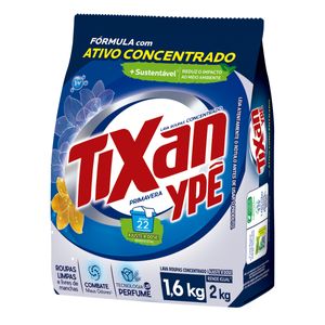 Lava Roupas Pó Concentrado Primavera Tixan Ypê Pacote 1,6kg