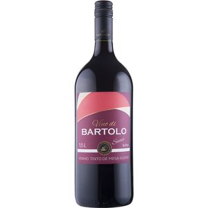 Vinho Vino Di Bartolo Tinto Suave Garrafa 1,5l