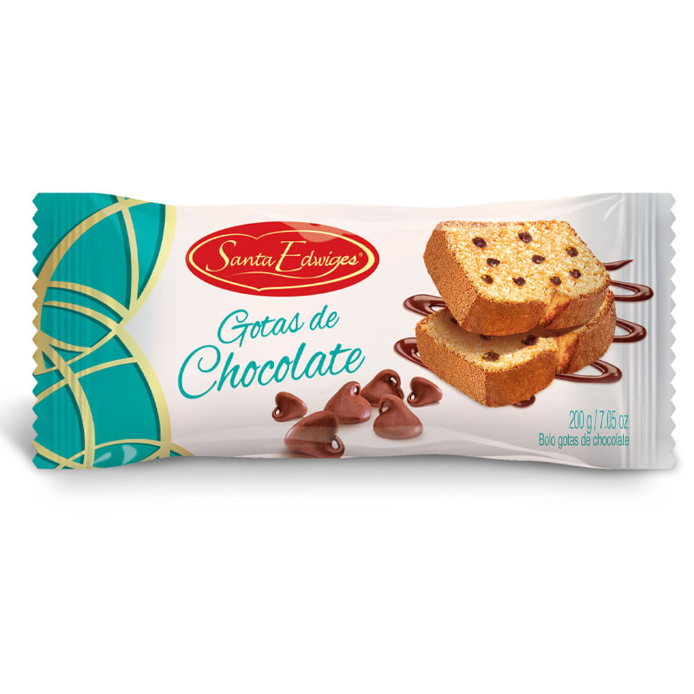 BOLO SANTA EDWIGES GOTAS CHOCOLATE 200G Treichel Delivery