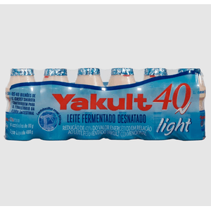 Leite Fermentado Yakult 40 Light 6x80g