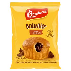 Bolinho Bauducco Sabor Baunilha Recheio De Chocolate 40g