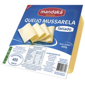 Queijo Mandaká Mussarela Fatiado 400g