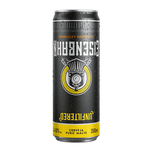 Cerveja Eisenbahn Pilsen Puro Malte Unfiltered Lata 350ml