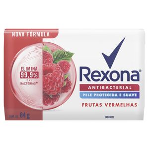 Sabonete Rexona Antibacterial Frutas Vermelhas 84g