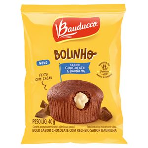 Bolinho Bauducco Sabor Chocolate Recheio De Baunilha 40g