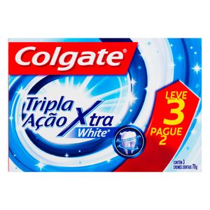 Creme Dental Colgate Tripla Ação 70g Leve 3 Pague 2