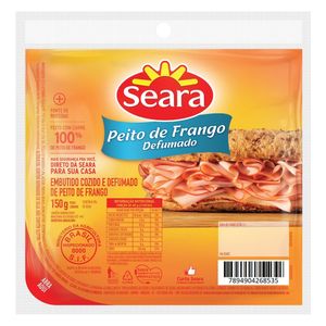 Peito De Frango Defumado Seara Fatiado 150g