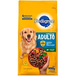 Alimento Pedigree Para Cães Adultos Sabor Carne E Vegetais 900g