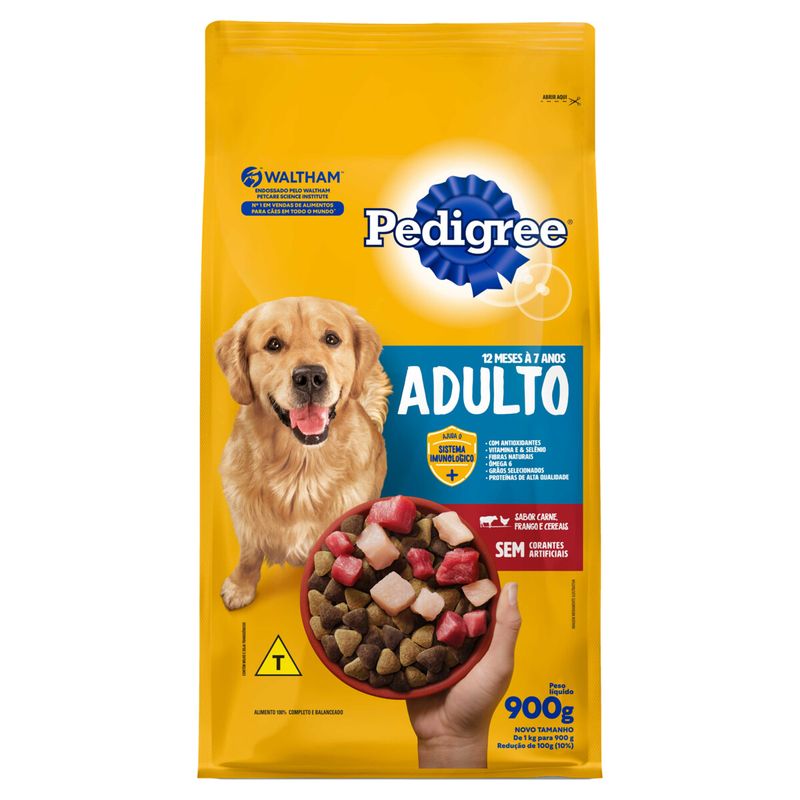 RACAO-PEDIGREE-ADULTO-900G-CARNE-FRANGO-CE