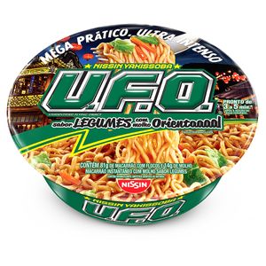 Massa Instantânea Nissin Yakissoba U.F.O Legumes C/Molho 97g