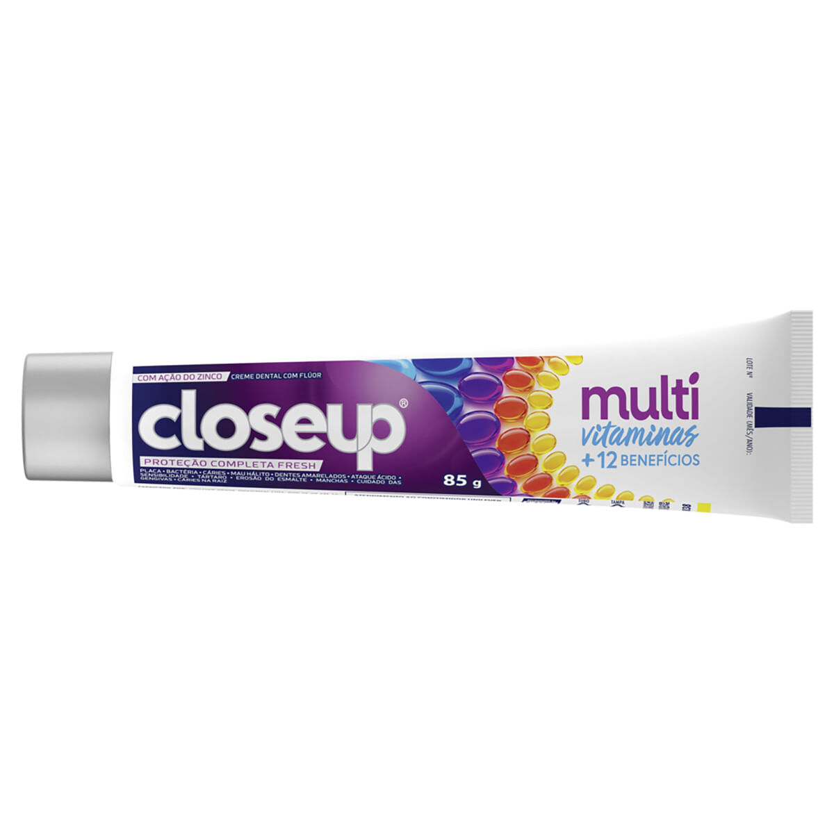 CREME DENTAL CLOSEUP MULTIVITAMINAS +12 BENEFICIOS FRESH 85G