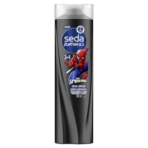 Shampoo Inf Seda Juntinhos Spider-Man 2em1 Limpez Prof 300ml