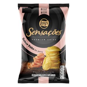 Salgadinho Lay'S Batata Lisa 40g Peito De Peru