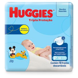 Fralda Huggies Tripla Proteção Jumbinho P C18