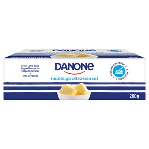 Manteiga Danone Extra Sem Sal 200g