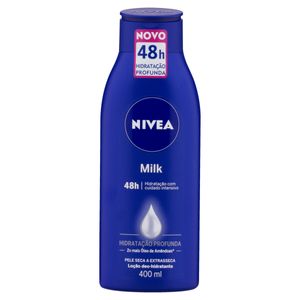 Loção Hidratante Nivea Milk 2x Óleo De Amêndoas Pele Extraseca 400ml