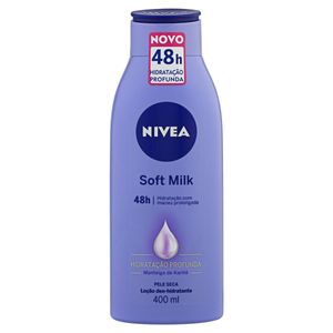 Loção Hidrat Nivea Soft Milk 400ml Mant De Karité Pele Seca