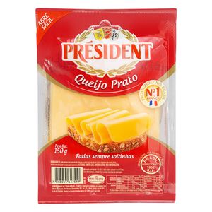 Queijo Président Prato Fatiado 150g