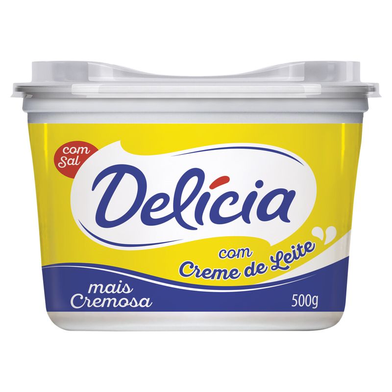 MARG-DELICIA-CR-LEITE-C-SAL-PT-500G