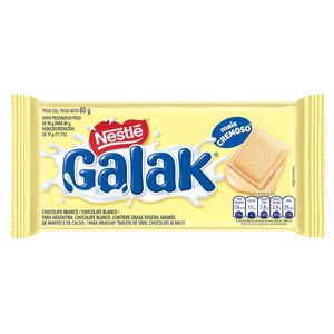 Chocolate Nestle Galak Branco Barra 80g