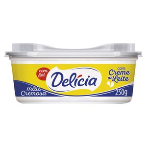 Margarina Com Sal Com Creme De Leite Delícia Pote 250g