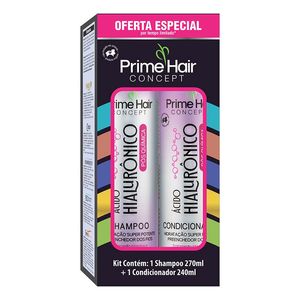 Kit Prime Shampoo 270ml + Condicionador 240ml Ac Hialurônico