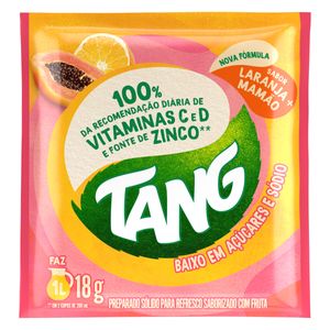 Refresco Tang Sabor Laranja E Mamão 18g