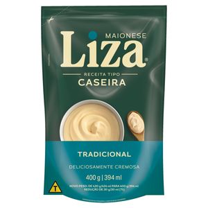 Maionese Liza Caseira Tradicional Sachê 400g