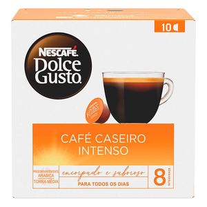 Cápsula Café Caseiro Intenso Nescafé Dolce Gusto 90g 10cp