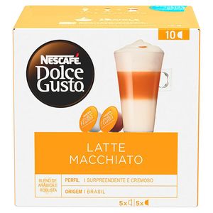 Cápsula Latte Macchiato Nescafé Dolce Gusto 112,5g 10cp