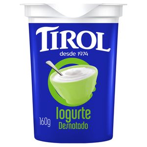 Iogurte Desnatado Tirol Copo 160g