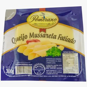 Queijo Pomerano Mussarela Fatiado 300g