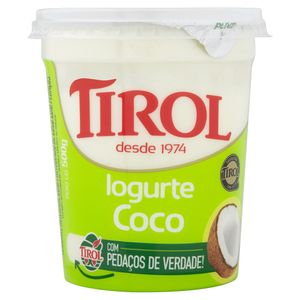 Iogurte Integral Coco Tirol Pote 500g