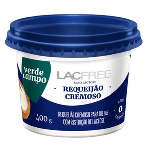 Requeijão Cremoso Lacfree Zero Lactose Pote 400g