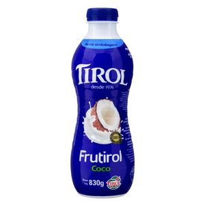 Bebida Láctea Fermentada Tirol Sabor Coco Garrafa 830g