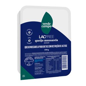 Queijo Lacfree Mussarela Zero Lactose Fatiado 150g