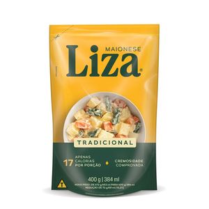 Maionese Liza Tradicional Sachê 400g