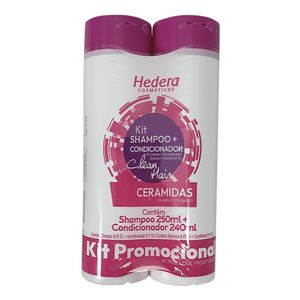 Kit Hedera Shampoo 250ml+ Condicionador 240ml Ceramidas