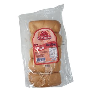 Pão Q Delicia Hot Dog 250g