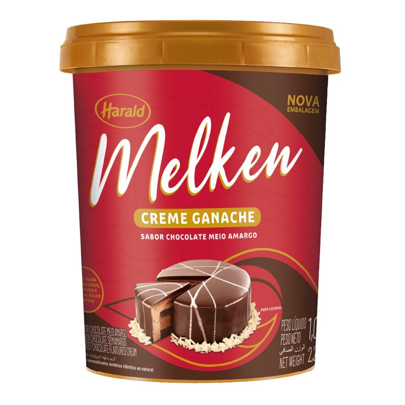 CREME-GANACHE-MELKEN-POTE-1KG-MEIO-AMARGO