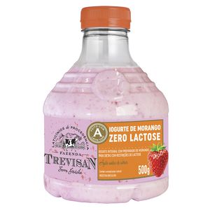 Iogurte Trevisan Zero Lactose Morango 500g