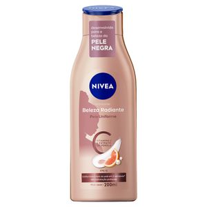 Loção Hidratante Nivea Beleza Radiante 200ml Pele Uniforme