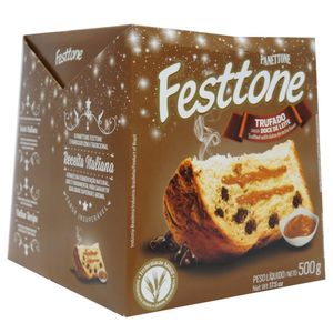 Panettone Festtone Trufado Doce De Leite 400g