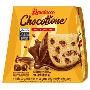 Chocottone Recheio Com Gotas De Chocolate Bauducco 450g